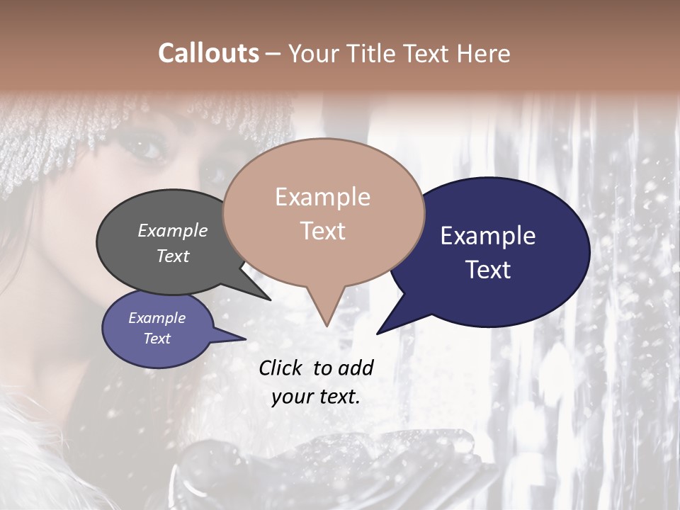 Winter Happy People PowerPoint Template