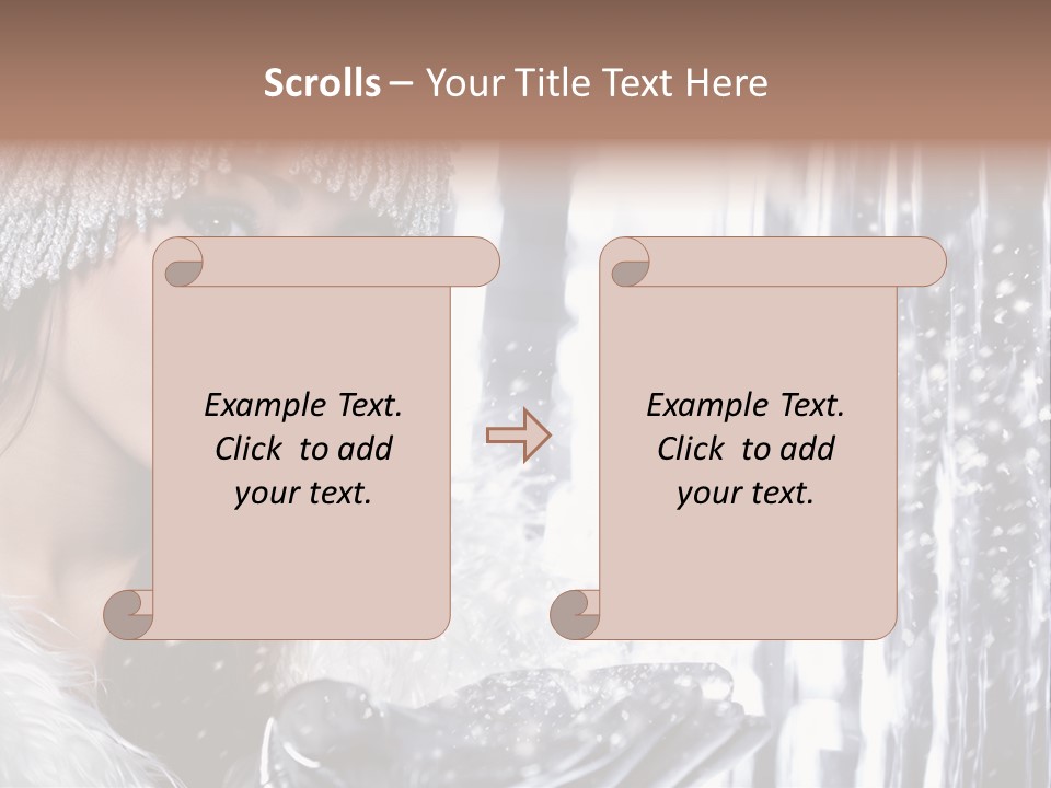 Winter Happy People PowerPoint Template