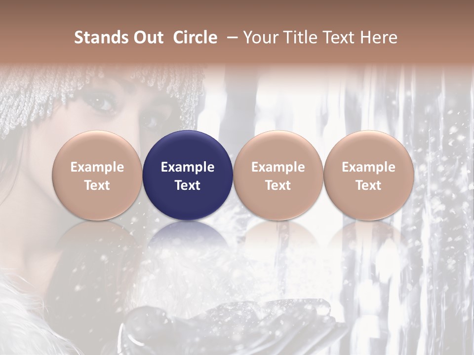 Winter Happy People PowerPoint Template