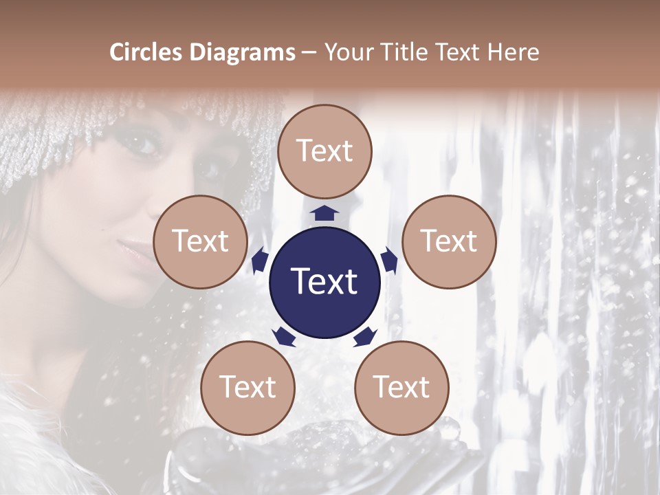 Winter Happy People PowerPoint Template