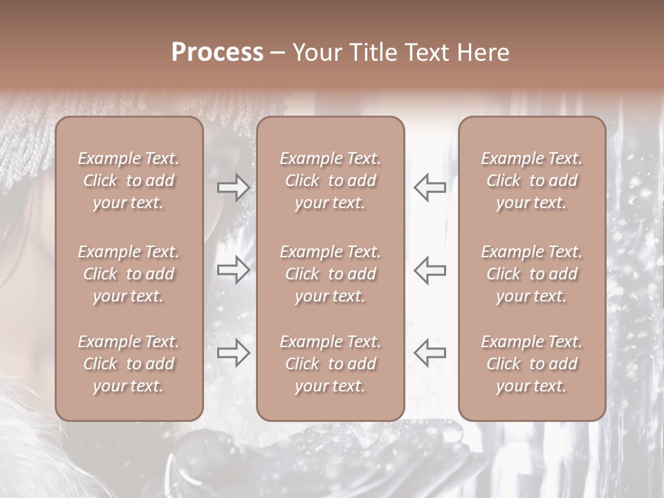 Winter Happy People PowerPoint Template