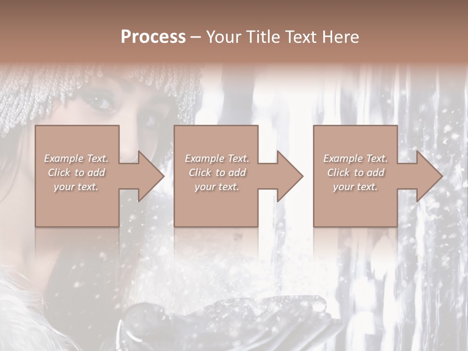 Winter Happy People PowerPoint Template