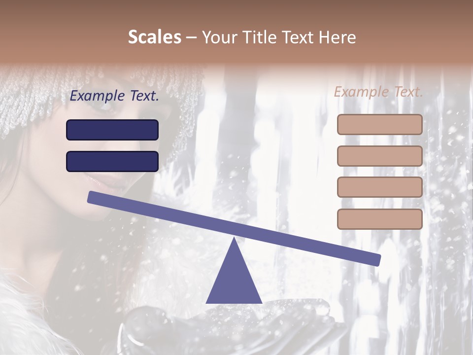 Winter Happy People PowerPoint Template