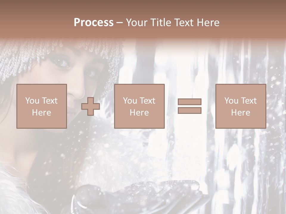 Winter Happy People PowerPoint Template