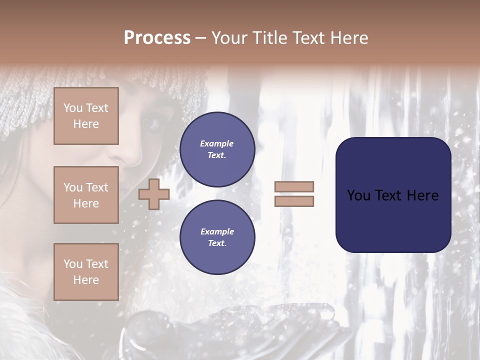 Winter Happy People PowerPoint Template