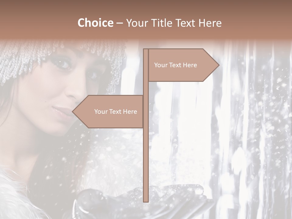 Winter Happy People PowerPoint Template