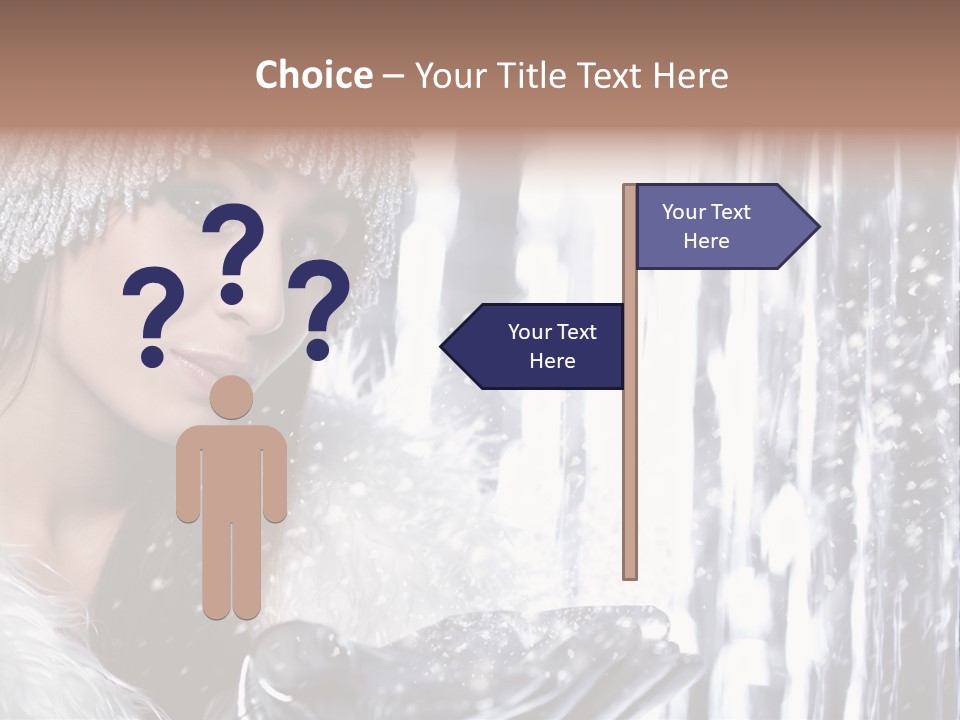 Winter Happy People PowerPoint Template