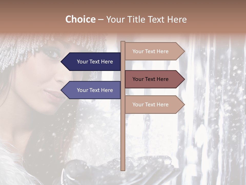 Winter Happy People PowerPoint Template