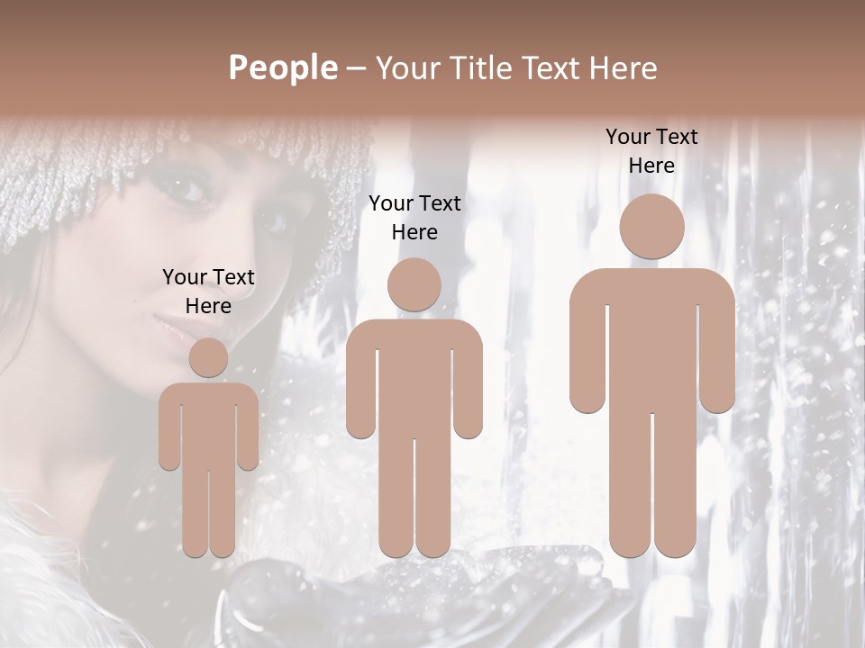 Winter Happy People PowerPoint Template