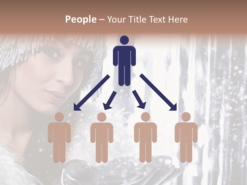 Winter Happy People PowerPoint Template