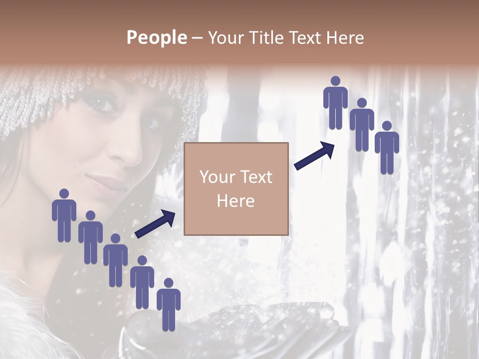 Winter Happy People PowerPoint Template