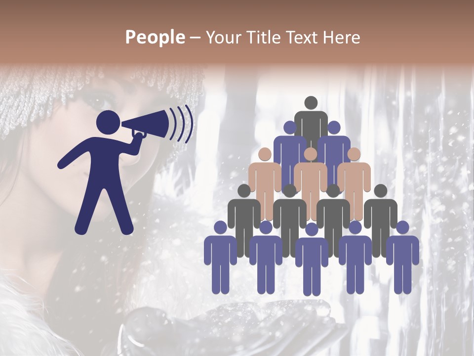 Winter Happy People PowerPoint Template