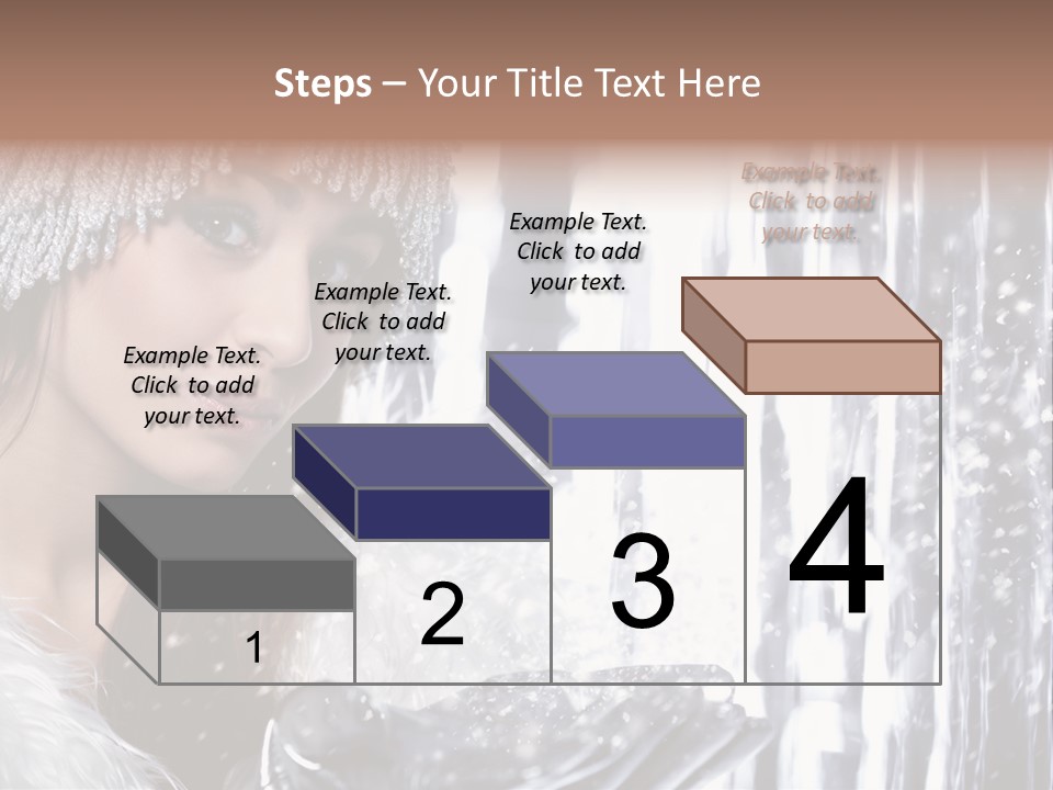 Winter Happy People PowerPoint Template