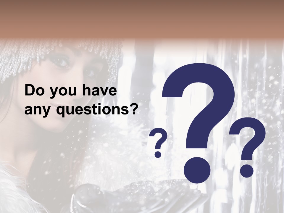 Winter Happy People PowerPoint Template