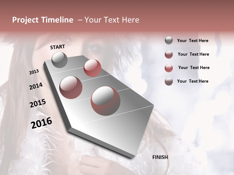 Winter Girls PowerPoint Template