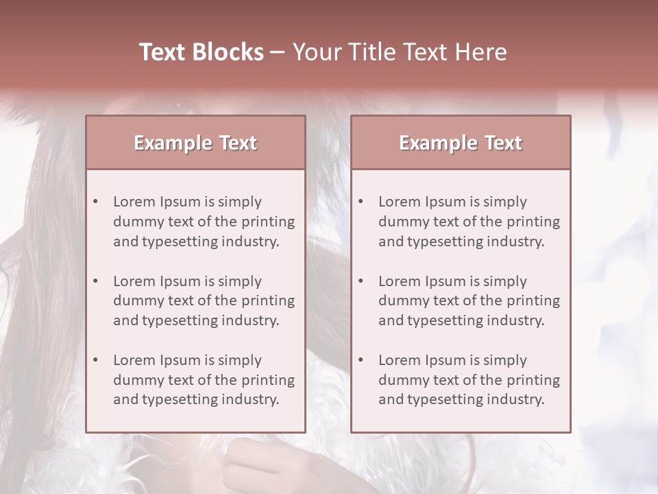 Winter Girls PowerPoint Template