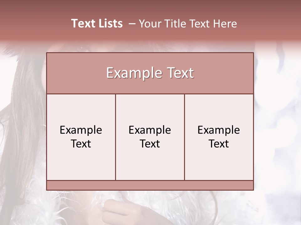 Winter Girls PowerPoint Template