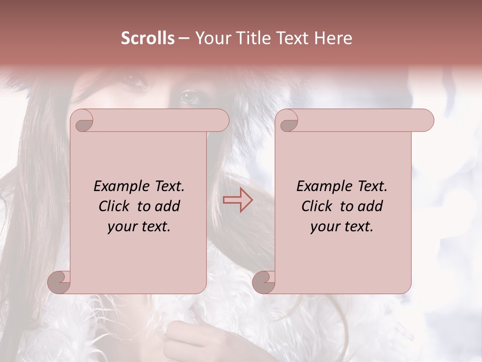 Winter Girls PowerPoint Template