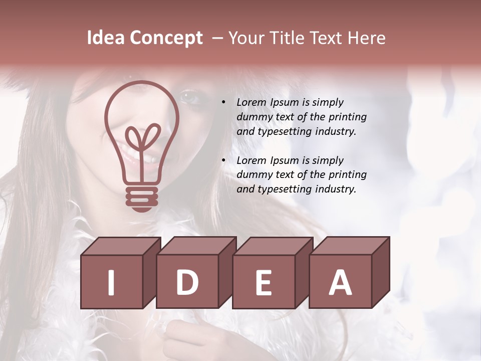 Winter Girls PowerPoint Template