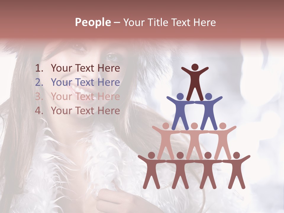 Winter Girls PowerPoint Template