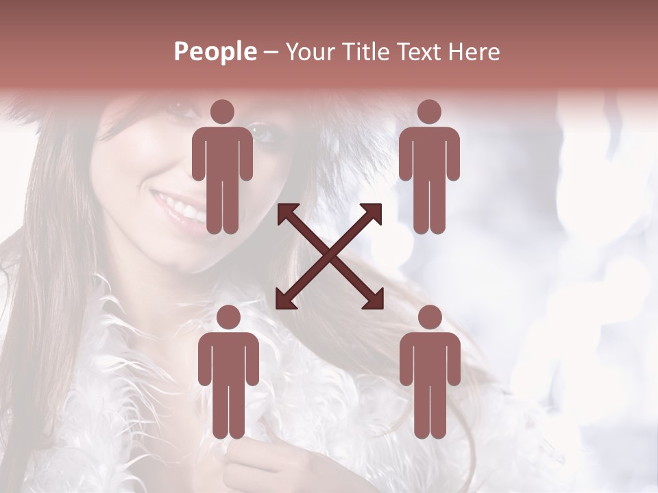 Winter Girls PowerPoint Template