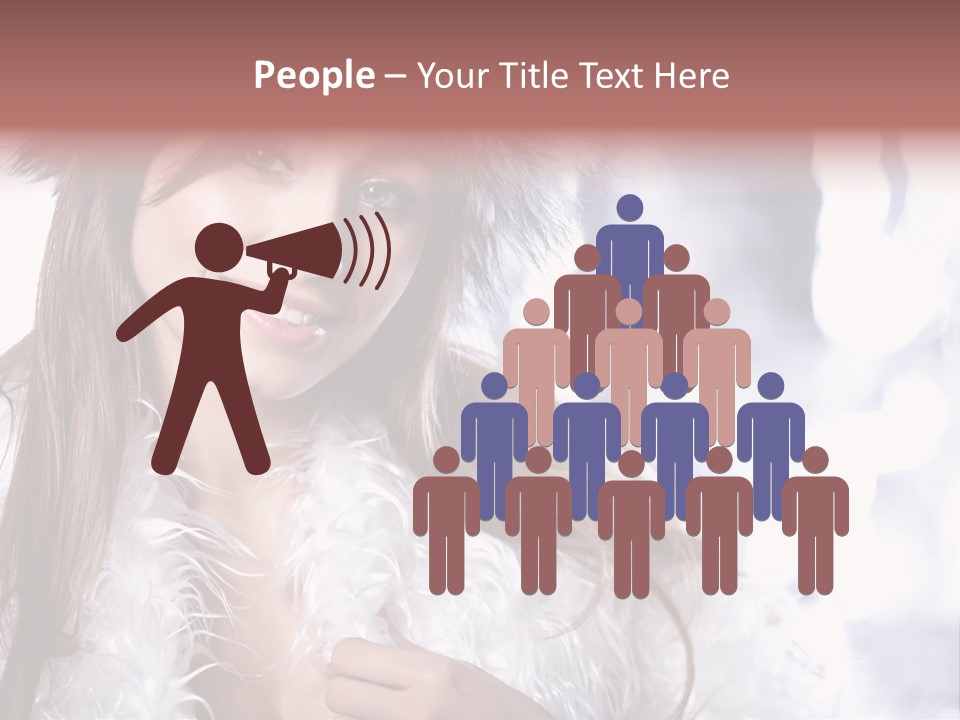 Winter Girls PowerPoint Template