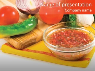 Vector Mexican Food PowerPoint Template