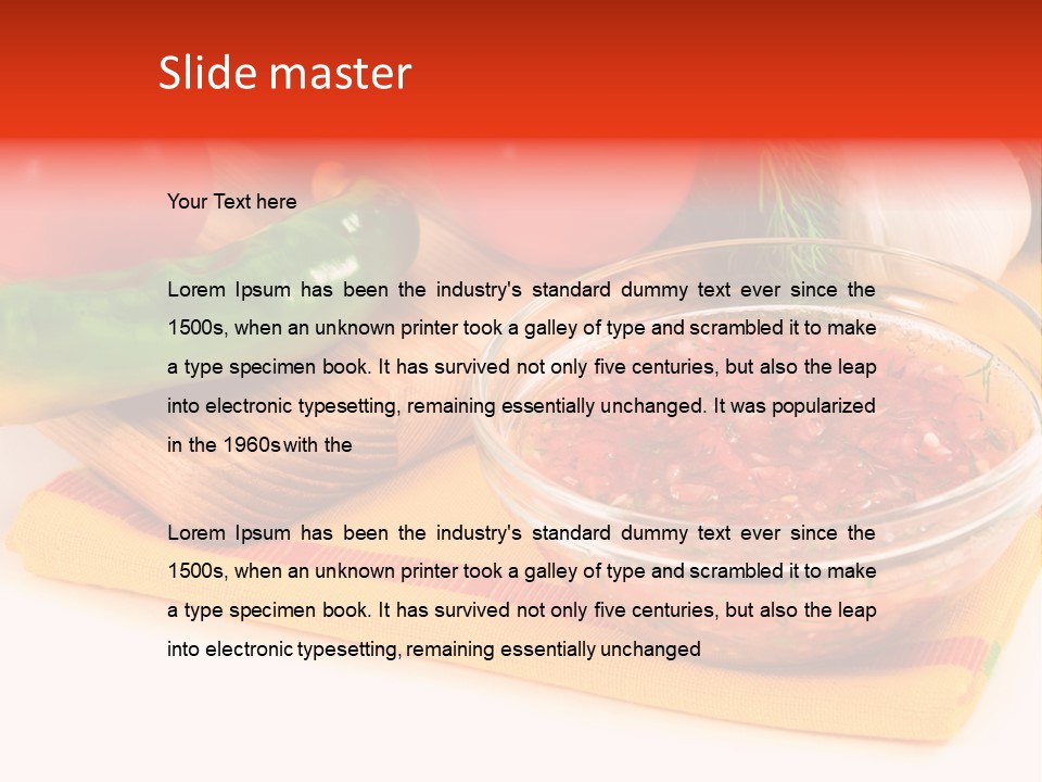 Vector Mexican Food PowerPoint Template