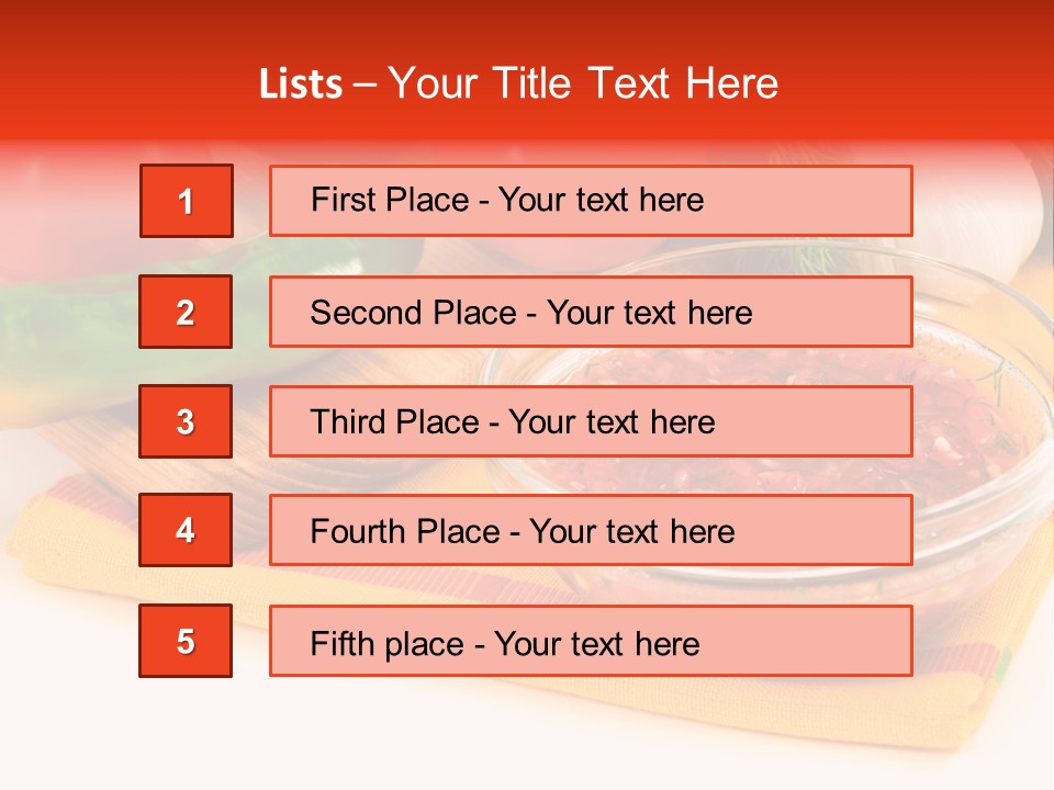 Vector Mexican Food PowerPoint Template