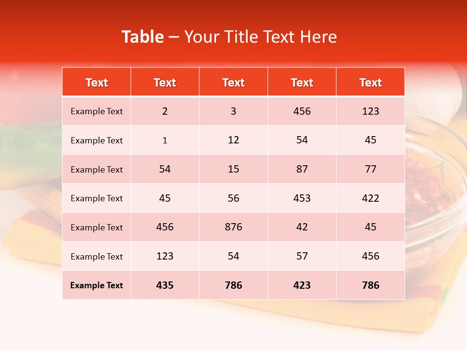 Vector Mexican Food PowerPoint Template