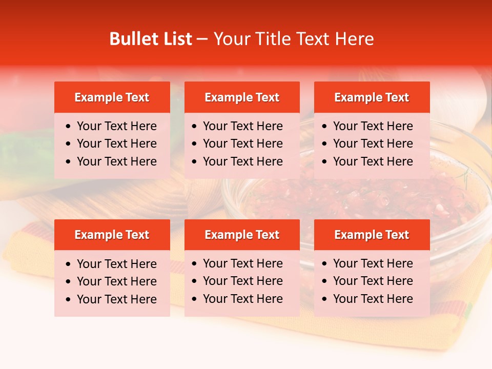 Vector Mexican Food PowerPoint Template