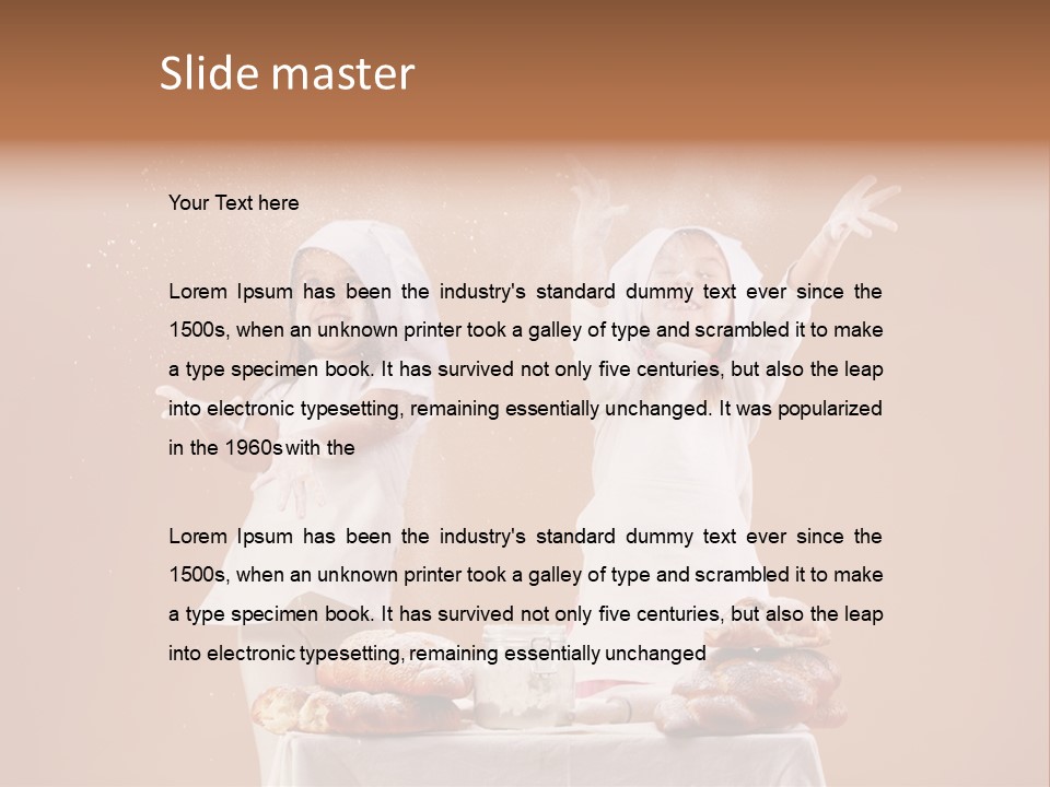 Cute Cook Small PowerPoint Template