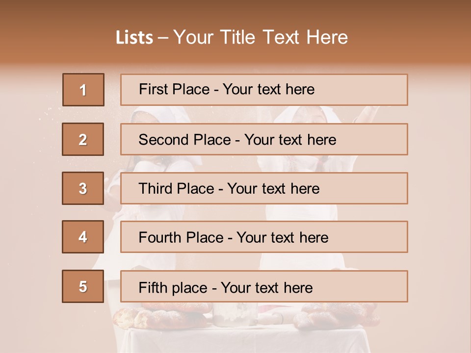Cute Cook Small PowerPoint Template