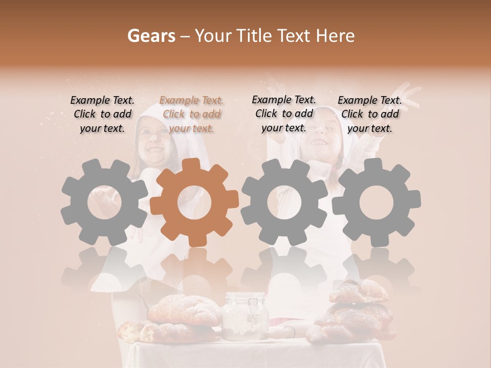 Cute Cook Small PowerPoint Template