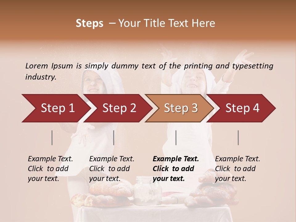 Cute Cook Small PowerPoint Template
