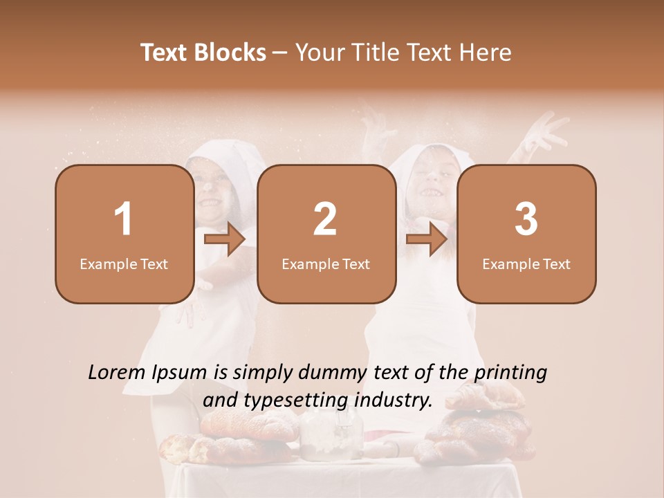 Cute Cook Small PowerPoint Template