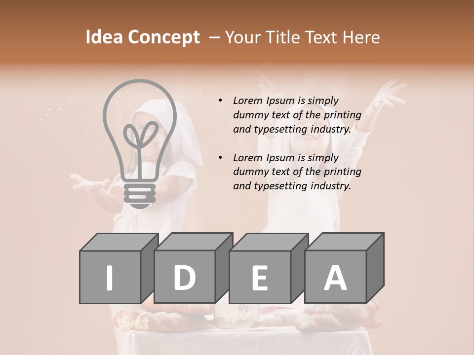 Cute Cook Small PowerPoint Template