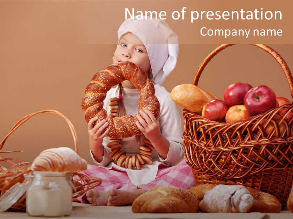 Bebe Panadero PowerPoint Template