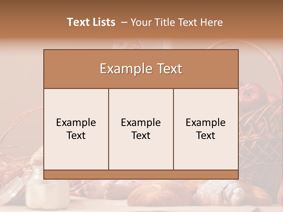 Bebe Panadero PowerPoint Template