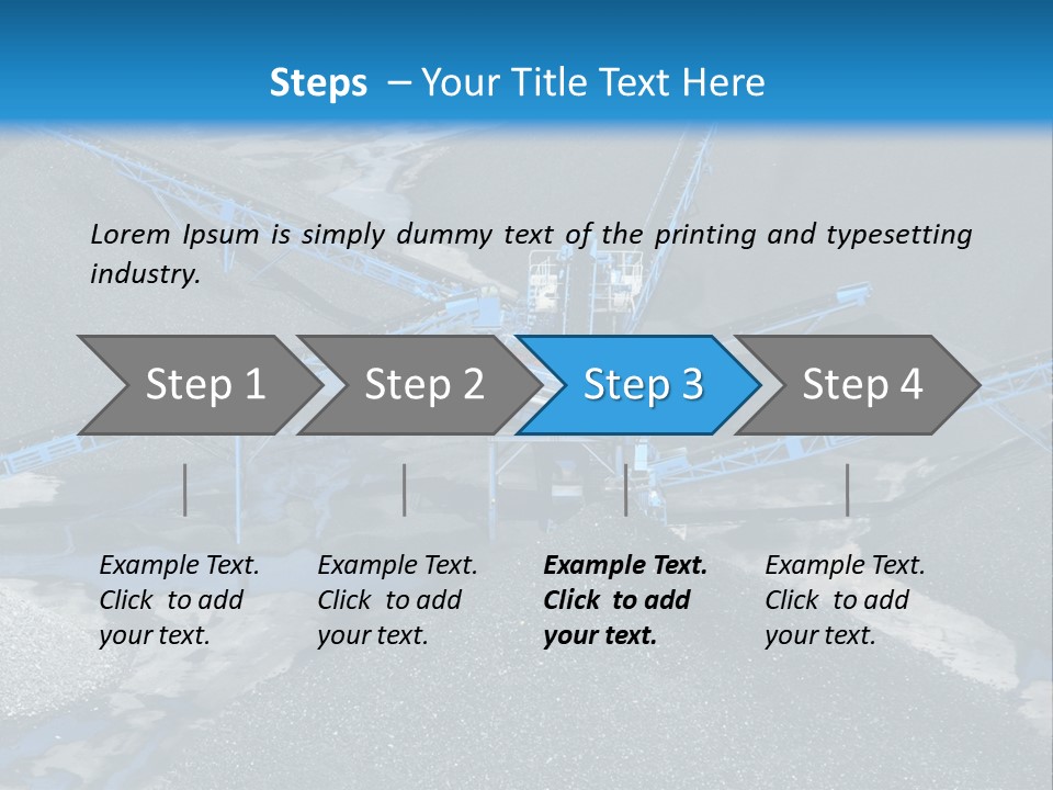 Background Mining PowerPoint Template