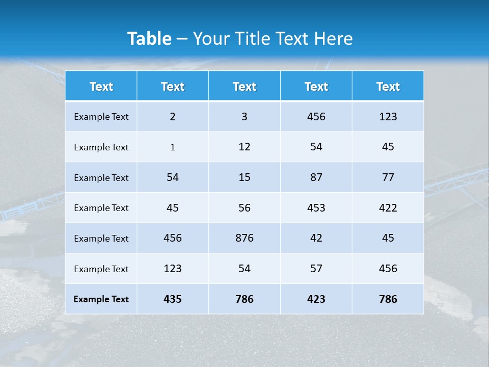 Background Mining PowerPoint Template