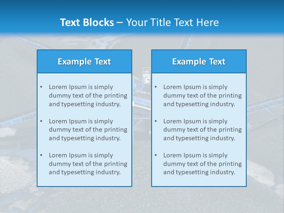 Background Mining PowerPoint Template