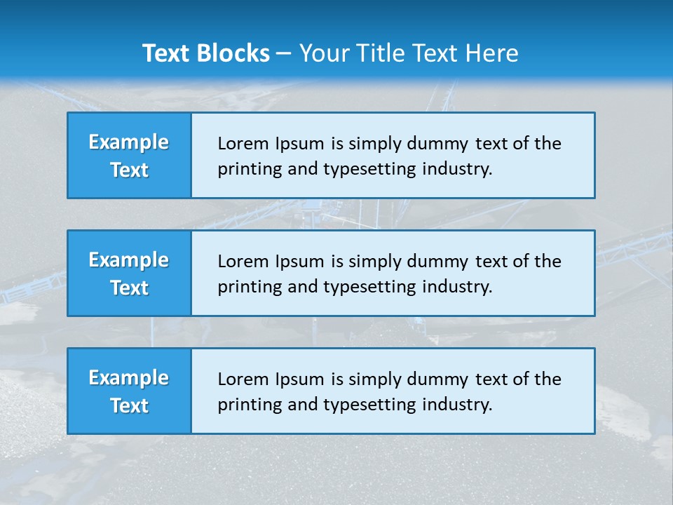 Background Mining PowerPoint Template