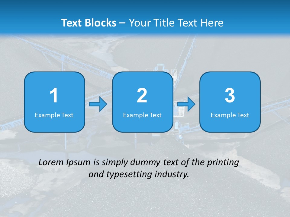 Background Mining PowerPoint Template