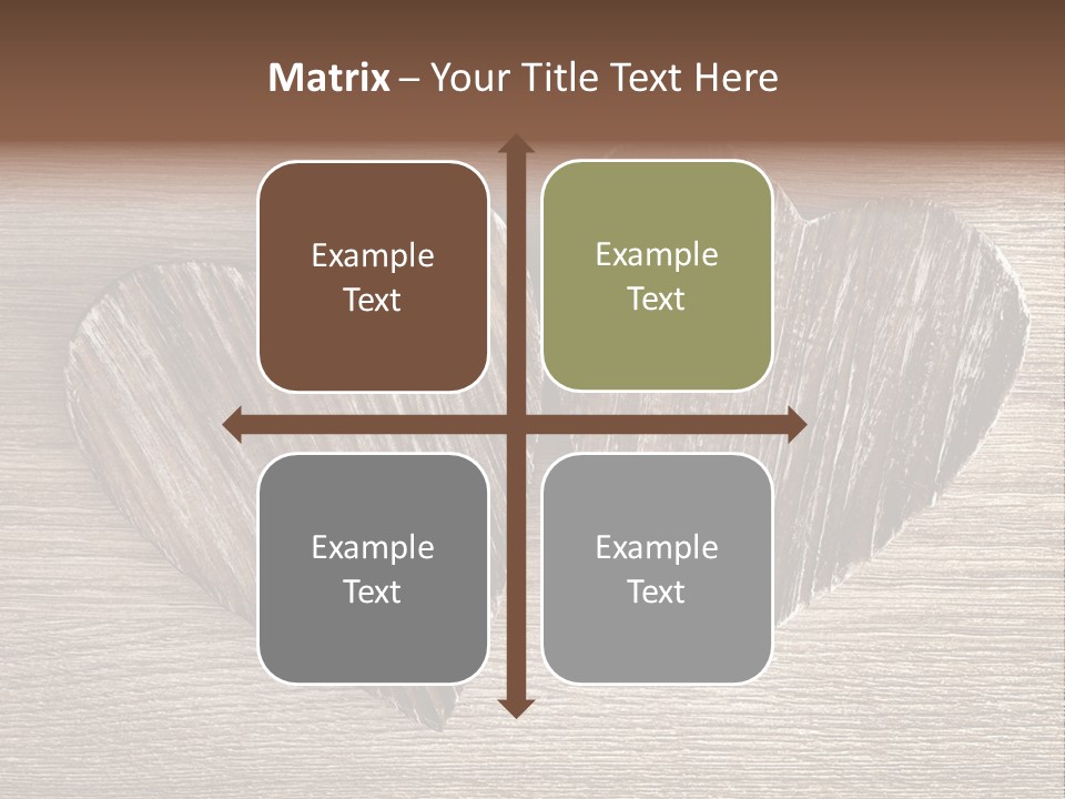 Love Wood PowerPoint Template