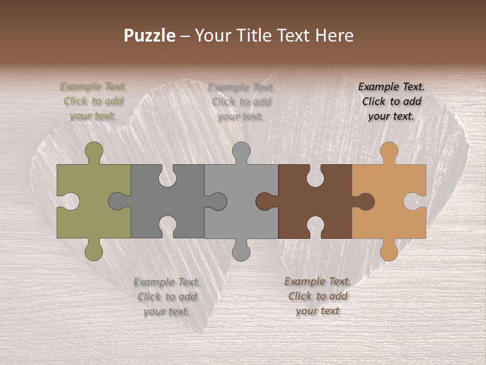 Love Wood PowerPoint Template