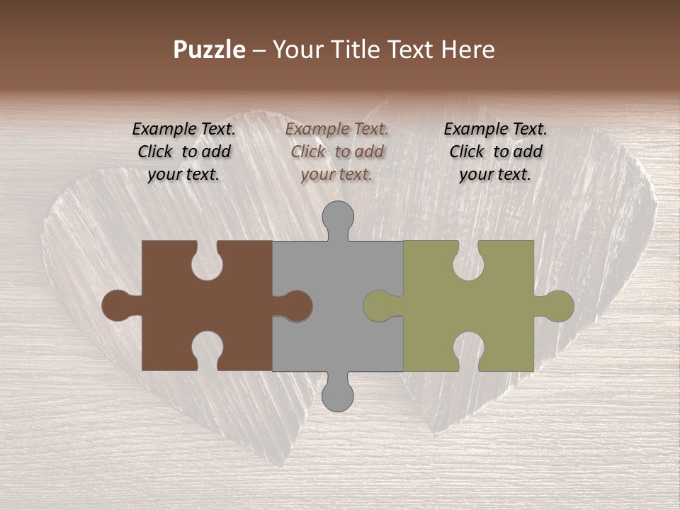 Love Wood PowerPoint Template