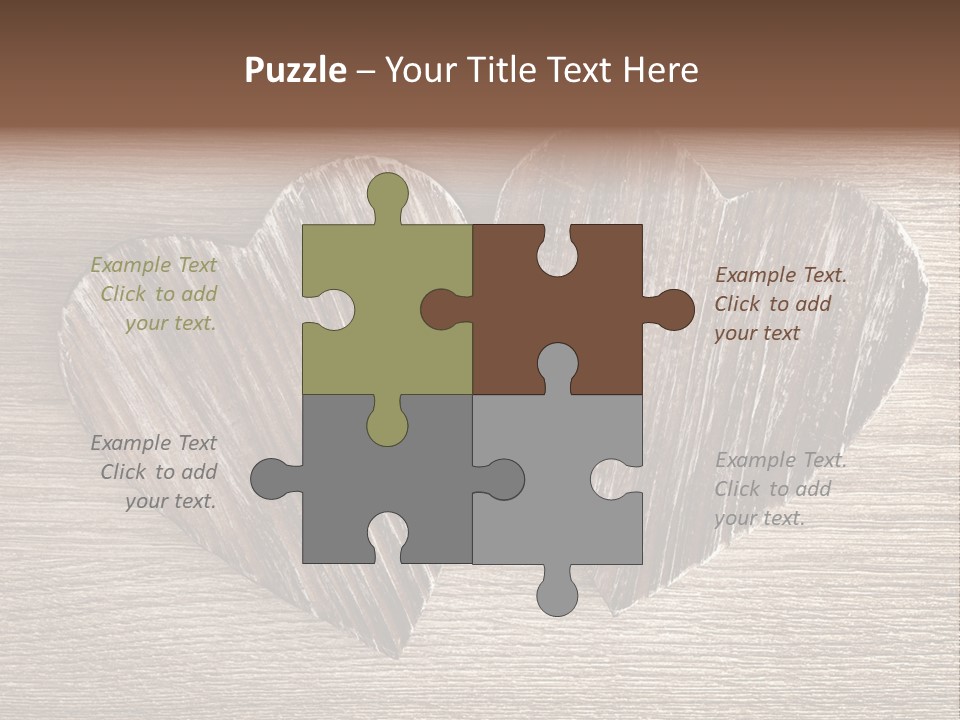Love Wood PowerPoint Template
