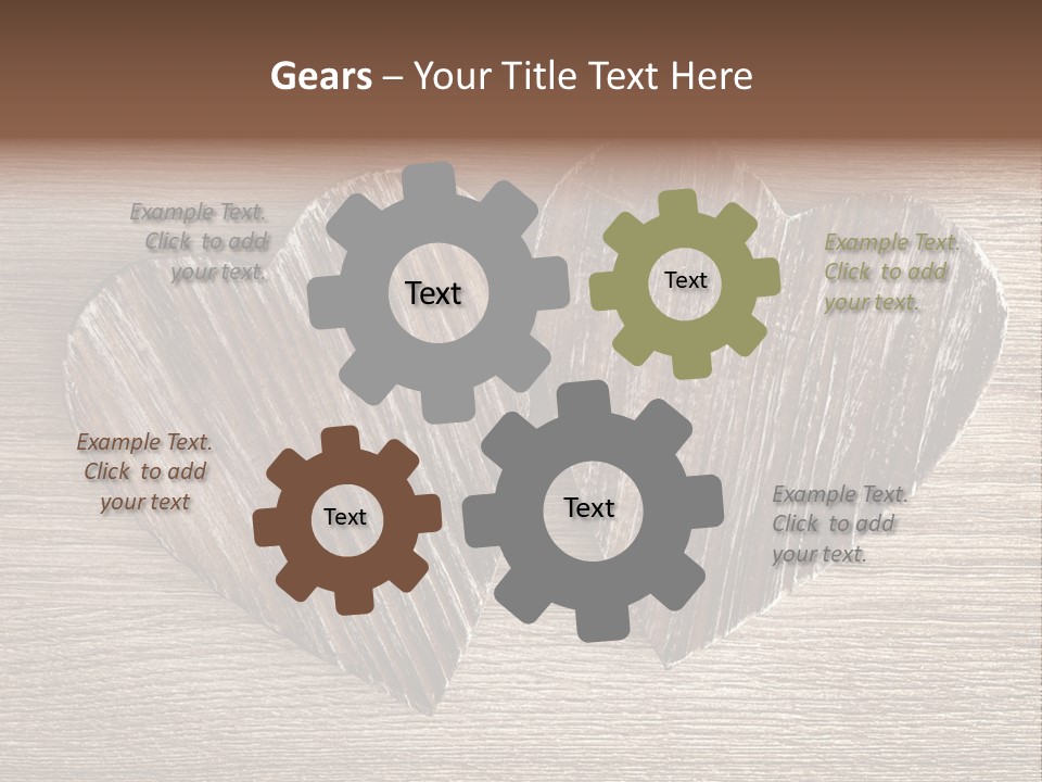 Love Wood PowerPoint Template