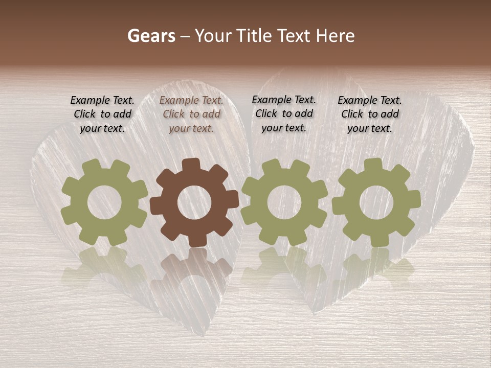 Love Wood PowerPoint Template